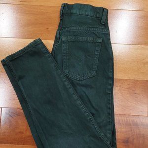 Vintage Forest Green Levi's / Levis 550 Size 7